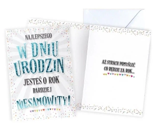 Karnet Urodziny - Kukartka
