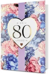 Karnet B6 Urodziny 80 - Pan Dragon