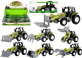 Traktor z łyżką metalowy mix - Pro Kids