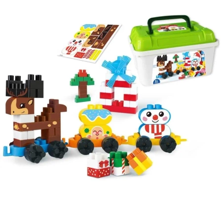 Klocki świąteczne 82el - Trifox