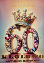 Karnet Urodziny 60 3K - YEKU