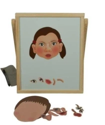 Tablica magnetyczna rozkładana z układanką - 3toysm