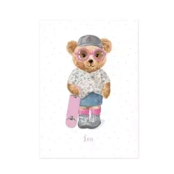 Plakat 30x40 cm. Fluffy Puffy Lea