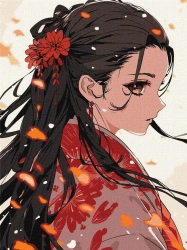 Malowanie po numerach - Podziwiając piękno 30x40cm - Ideyka