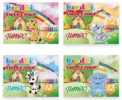 Kredki świecowe 12 kolorów - Penword