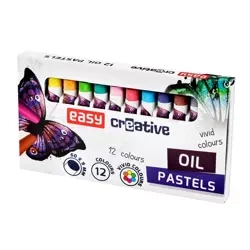 Pastele olejne 12 kolorów EASY - Easy Stationery