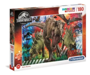 Puzzle 180 Super kolor Jurassic World - Clementoni
