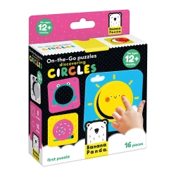 On-the-Go Puzzle. Discovering Circles 12m+ - Banana Panda