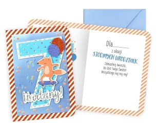 Karnet B6 Urodziny 7 chłopiec - Kukartka