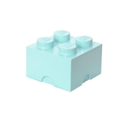 LEGO(R) pojemnik klocek czwórka błękitny - NHG