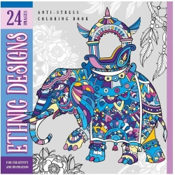 Kolorowanka antystresowa 200x200 12 Ethnic Designs - Fresh
