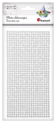 Mata dekoracyjna Perełki białe 800szt - Titanum