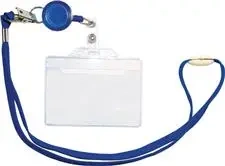 Smycz Na Klucze Material z Ident niebieski Fol