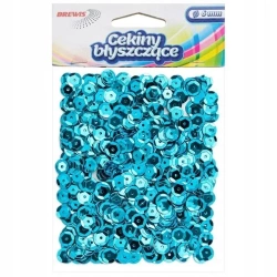 Cekiny hologramowe H 120 turkusowy - Brewis