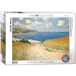 Puzzle 1000 elementów. Ścieżka przez pole pszenicy, Claude Monet