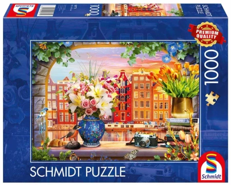 Puzzle 1000 PQ Zobaczyć Amsterdam 112746 - Schmidt Puzzle