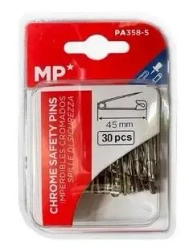 Agrafki srebrne 38mm 40szt - MP Main Paper