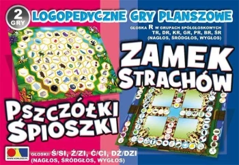 2 gry Zamek Strachów/Pszczółki Śpioszki - KOMLOGO