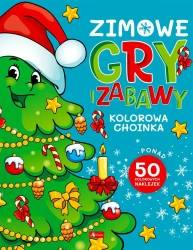 Zimowe gry i zabawy. Kolorowa choinka - praca zbiorowa