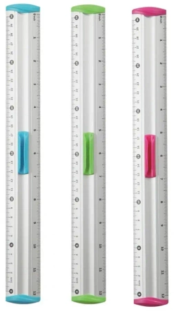 Linijka z uchwytem Measure Clip 30cm MIX - Keyroad