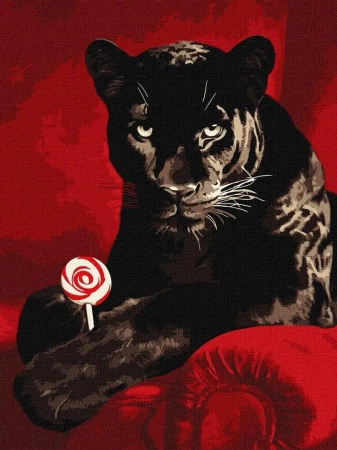 Malowanie po numerach - Słodki wygląd 30x40cm - Ideyka