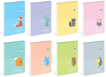 Notes A7/50K kratka Bebe Kids pastel (20szt) - INTERDRUK