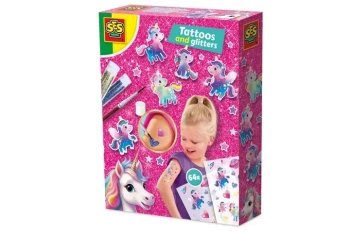 Jednorożec tatuaże i brokaty - SES