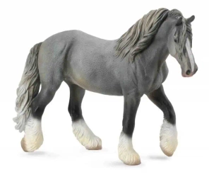 Klacz rasy Shire szara - Collecta