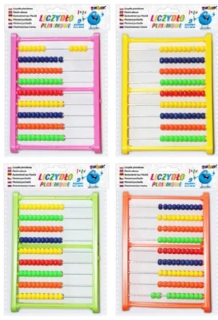 Liczydło plastikowe 9-rzędowe Fun&Joy mix - Titanum