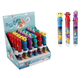 Długopis wielokolorowy Fantasy 10w1 Potwory (30szt - MP Main Paper