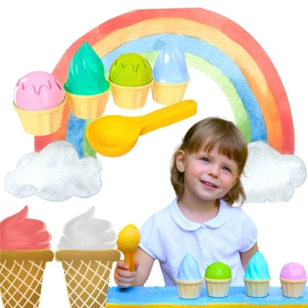 Zestaw do piasku. Babeczki - Technok