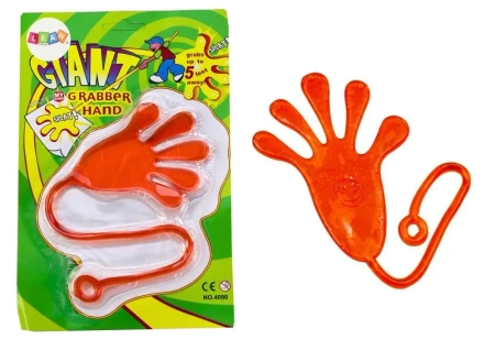 Lepka rączka elastyczna glut slime pomarańczowa - Leantoys