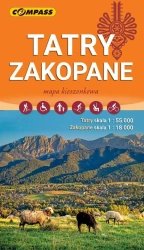 Mapa kieszonkowa - Tatry, Zakopane - praca zbiorowa