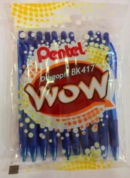 Paczka Długopis 0,7 mm BK417 niebieski 10 szt. - PENTEL