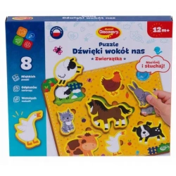 Puzzle dźwiękowe wokół nas. Zwierzęta. Dumel