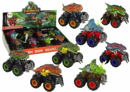 Auto dinozaur z napędem frykcyjnym - Leantoys