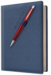 Kalendarz 2026 A5 dzienny z kieszonką i gumką - Evena