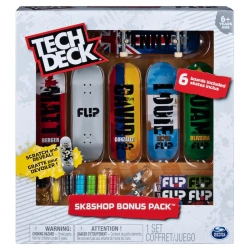 Tech Deck. Deskorolka na palec. Skateshop 6-pack 6028845, różne kolory - Spin Master