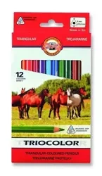 Kredki Triocolor 12 kolorów - Koh-I-Noor