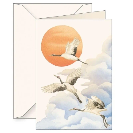 Karnet B6 + koperta 6143 Żurawie - Tassotti