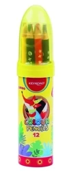 Kredki jumbo tróijątne 12szt - Keyroad
