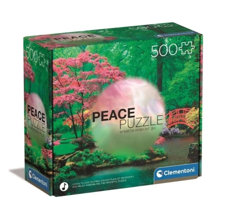 Puzzle 500 Peace Collection Raindrops Lullaby - Clementoni
