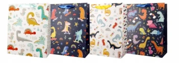 Torba prezentowa 18x23 dinozaury