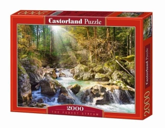 Puzzle 2000 Strumyk w lesie CASTOR - Castorland