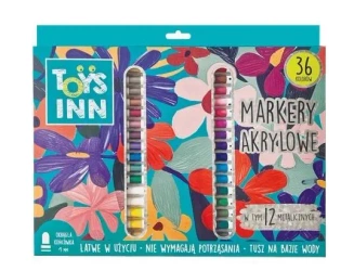 Markery akrylowe 36szt - STnux