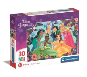 Puzzle 30 Super Kolor Disney Princess - Clementoni