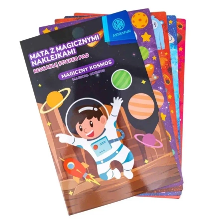 Zestaw naklejek w teczce XL Astrafun mix - ASTRA papiernicze