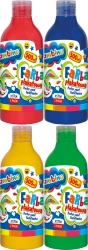 Farby plakatowe Bambino 4 x 500 ml CZERWONA + ŻÓŁTA + NIEBIESKA + ZIELONA