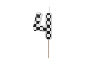 Świeczka urodzinowa 4 5,5cm - PartyDeco