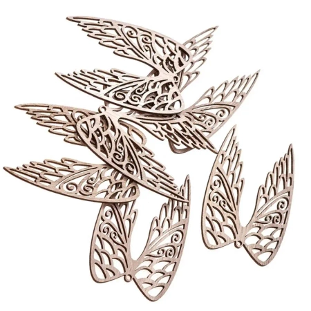 Drewniane skrzydła 9cm 6szt - Dalprint dpCraft